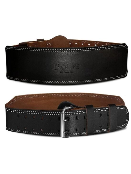 Rolfs Other - Rolfs Leather Gym Belt Fitness Weight Lifting Belt for Men & Women size Medium